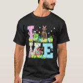 Weimaraner Dog Easter Egg Hunt Love Weimaraner Ea T-shirt (Voorkant)