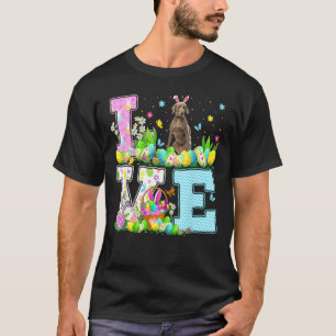 Weimaraner Dog Easter Egg Hunt Love Weimaraner Ea T-shirt
