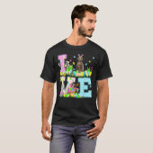 Weimaraner Dog Easter Egg Hunt Love Weimaraner Ea T-shirt (Voorkant volledig)