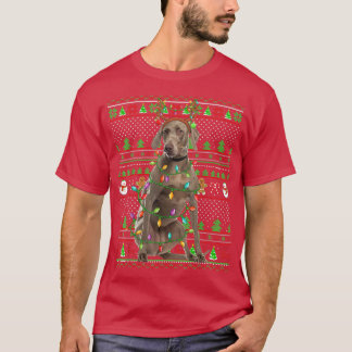 Weimaraner Dog Family Matching Ugly Weimaraner Chr T-shirt