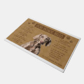 Weimaraner Dog House regels, als het kapot is, ben Deurmat (Schuin)