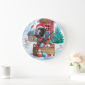 Weimaraner Dog in sneeuwkersthondenhuis Grote Klok (Huis)