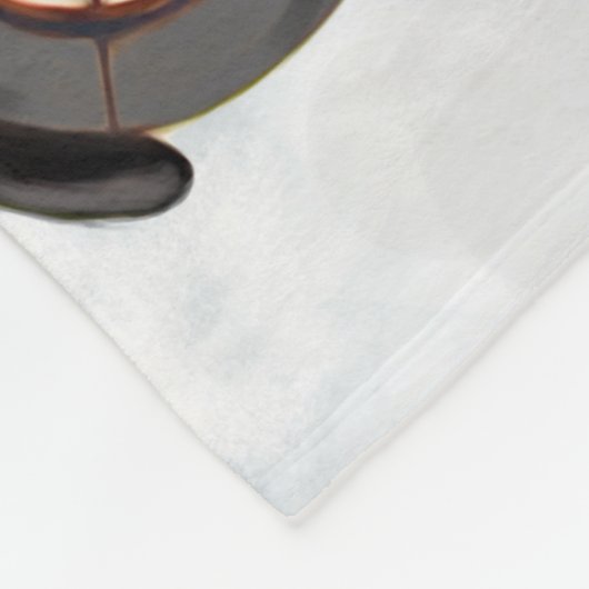 Weimaraner Dog kerstkerstkerstman Fleece Deken (Hoek)