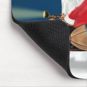 Weimaraner Dog kerstkerstkerstman Muismat (Hoek)