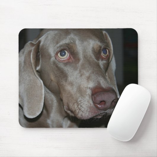 Weimaraner Dog Muismat (Met muis)