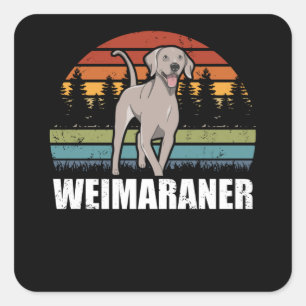 Weimaraner Dog Owner Weimaraners Vierkante Sticker