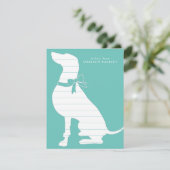 Weimaraner Dog Puppy Bedankkaart (Staand voorkant)