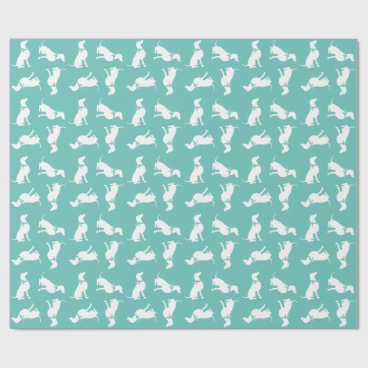 Weimaraner Dog Puppy Cadeaupapier (Vlak)