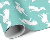 Weimaraner Dog Puppy Cadeaupapier (Rol Hoek)