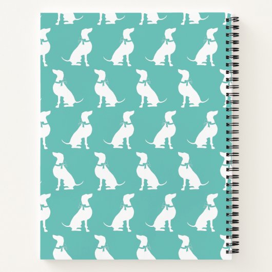 Weimaraner Dog Puppy Notitieboek (Achterkant)