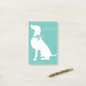 Weimaraner Dog Puppy Post-it® Notes (Op bureau)