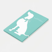 Weimaraner Dog Puppy Post-it® Notes (Schuin)