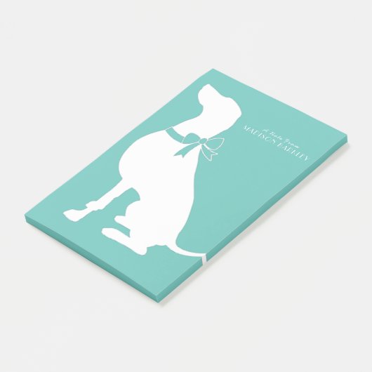 Weimaraner Dog Puppy Post-it® Notes (Schuin)