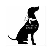 Weimaraner Dog Puppy Rubberstempel (Afrduk)