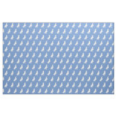 Weimaraner Dog Silhouette Pet Light Blue Stof (Fat Quarter)