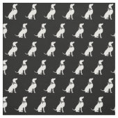 Weimaraner Dog Silhouette Pet Stof (Swatch)