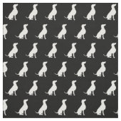 Weimaraner Dog Silhouette Pet Stof (Swatch)