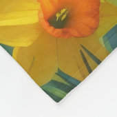 Weimaraner Dog Spring Bloemen Schilderen Fleece Deken (Hoek)