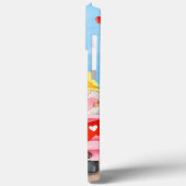 Weimaraner Dog Valentijnsdag Truck Hearts Case-Mate iPhone Case (Achterkant / Links)