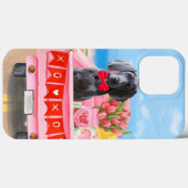 Weimaraner Dog Valentijnsdag Truck Hearts Case-Mate iPhone Case (Achterkant (horizontaal))
