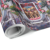 Weimaraner Dog Valentine's Day Cadeaupapier (Rol Hoek)