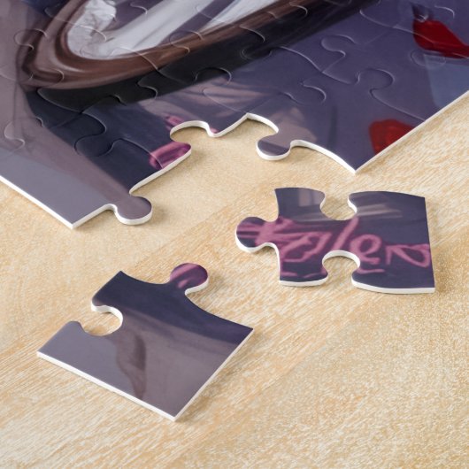 Weimaraner Dog Valentine's Day  Legpuzzel (Zijkant)