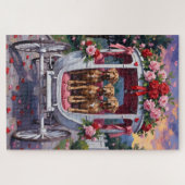 Weimaraner Dog Valentine's Day  Legpuzzel (Horizontaal)