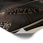 Weimaraner Dragen van een Tuxedo Ink Verticaal Poster (Hoek)