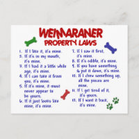 WEIMARANER Eigendomwetten 2