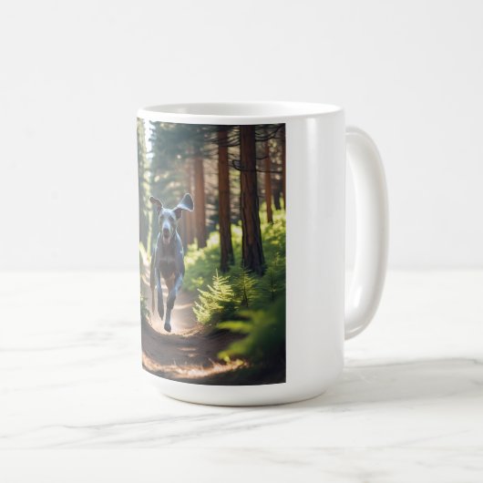 Weimaraner Elegant Coffee Mok (Voorkant rechts)