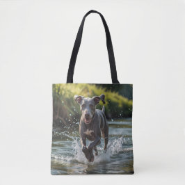 Weimaraner Elegant Schouder Canvas tas
