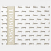 Weimaraner Fleece Deken (Voorkant (Horizontaal))