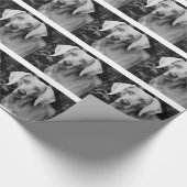 Weimaraner Gift Wrap Cadeaupapier (Hoek)