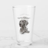 Weimaraner Glas (Achterkant)