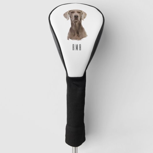 Weimaraner Golfheadcover (Voorkant)