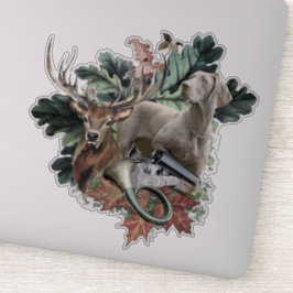 Weimaraner "Gray Ghost" Sticker