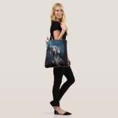Weimaraner Halloween Griezelen Tote Bag (Op model)