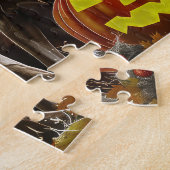 Weimaraner Halloween Griezelig Legpuzzel (Zijkant)