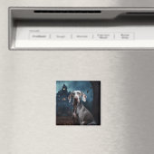 Weimaraner Halloween Scary Magneet (Insitu (Vaatwasser))