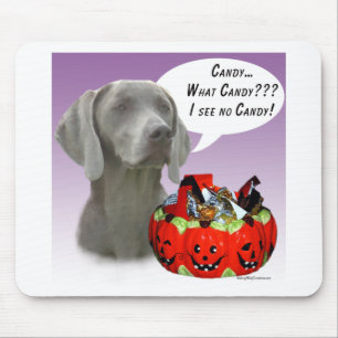 Weimaraner Halloween Snoep Muismat