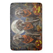 Weimaraner Halloween Spoken  Badmat (Voorkant Verticaal)