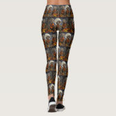 Weimaraner Halloween Spooky Leggings (Achterkant)