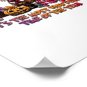 Weimaraner Halloween Thanksgiving Christmas Oversi Poster (Hoek)