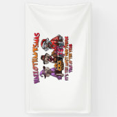 Weimaraner Halloween Thanksgiving Christmas Oversi Spandoek (Verticaal)