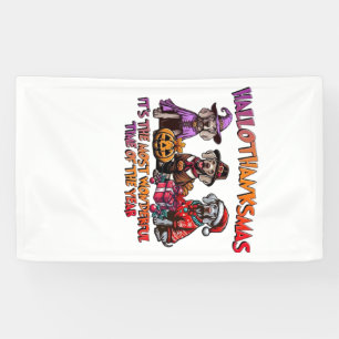 Weimaraner Halloween Thanksgiving Kerstmis Oversiz Spandoek