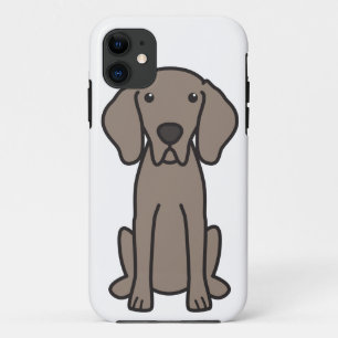 Weimaraner Hond Cartoon Case-Mate iPhone Case