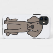 Weimaraner Hond Cartoon Case-Mate iPhone Case (Achterkant (horizontaal))