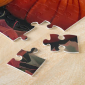 Weimaraner Hond Herfst Oogst Dankdag Legpuzzel (Zijkant)