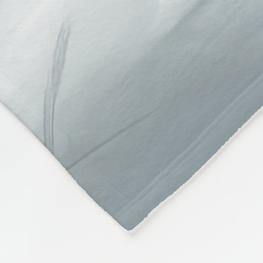 Weimaraner Hond in Sneeuw Kerstmis Fleece Deken (Hoek)