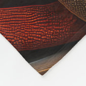 Weimaraner Hond Kerstfeest Fleece Deken (Hoek)